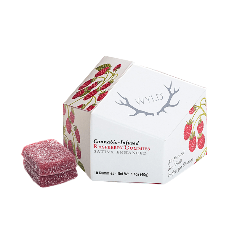 Gummies-Wyld-Raspberry Gummies