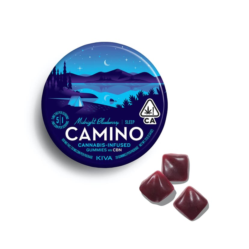 Midnight Blueberry 5:1 CBN Gummies
