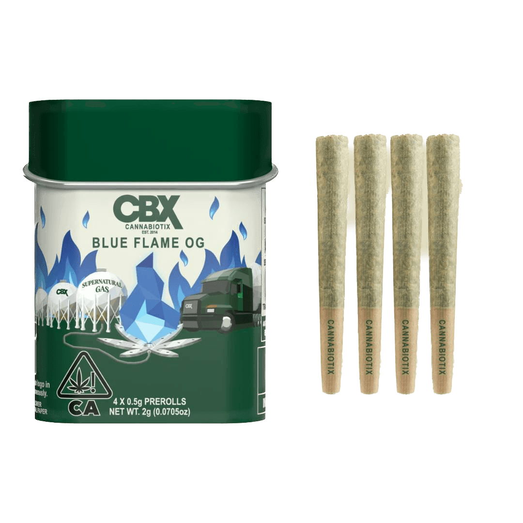 Pre-Roll Pack-Cannabiotix-Blue Flame OG 0.5g 4-Pack