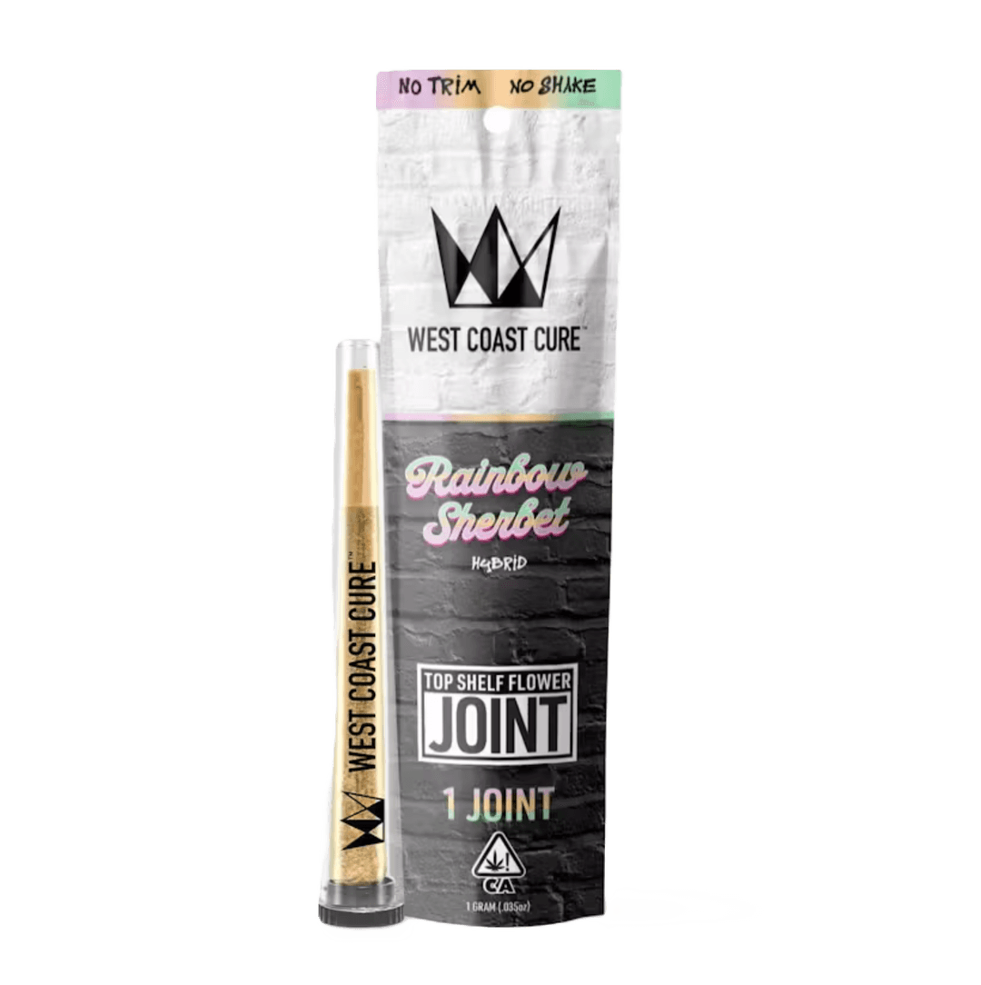 Single Pre-Roll-West Coast Cure-Rainbow Sherbet CUREjoint