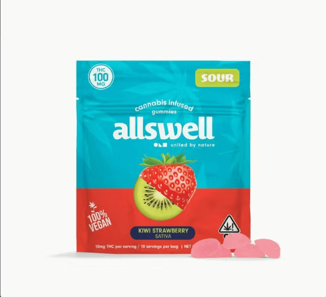 Gummies-Allswell-Strawberry Kiwi 10pk Gummies