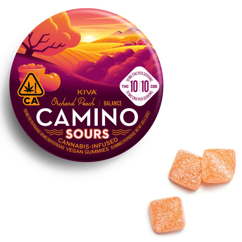 Sour Orchard Peach 1:1 TCH/CBD Gummies