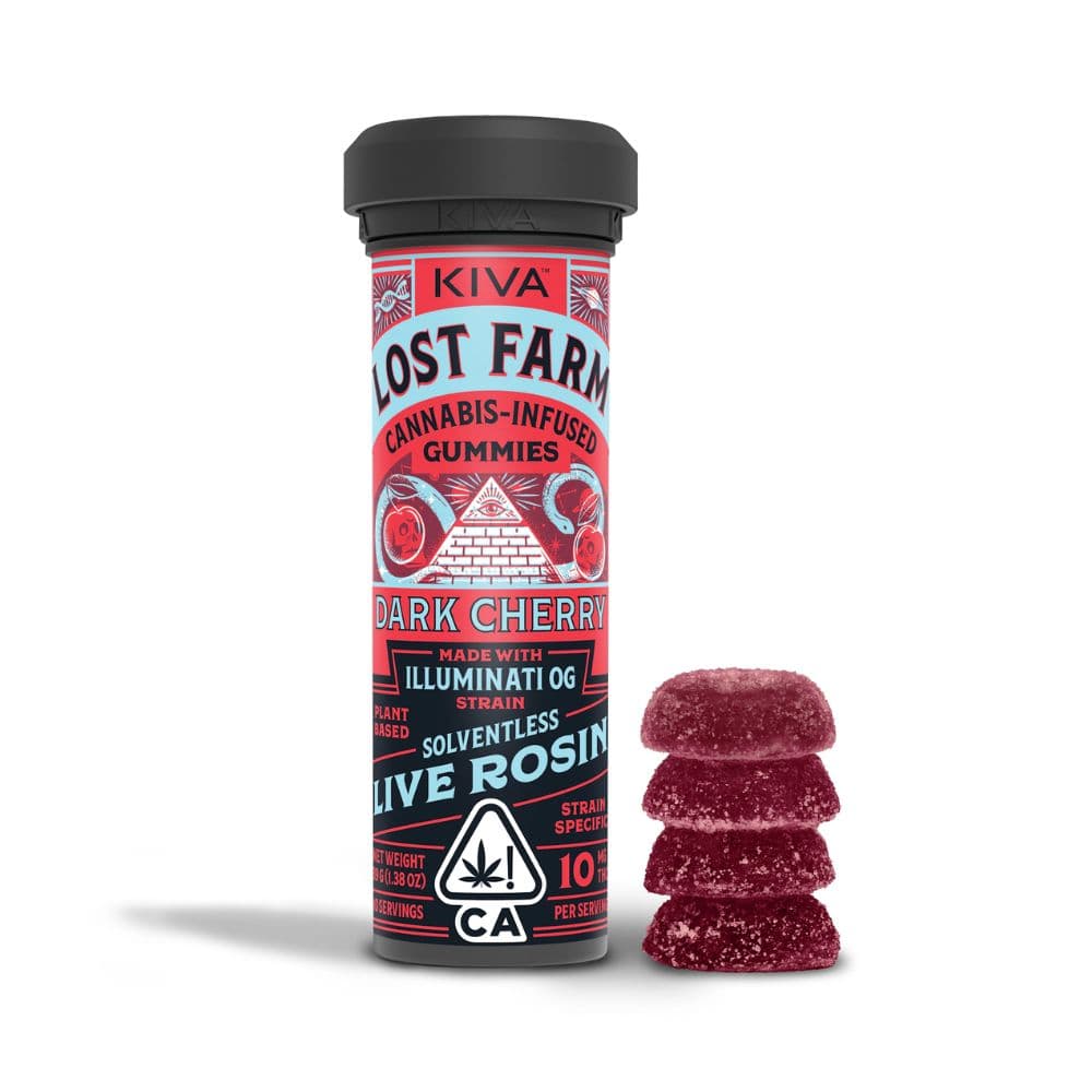Gummies-Lost Farm-Dark Cherry Live Rosin Gummies