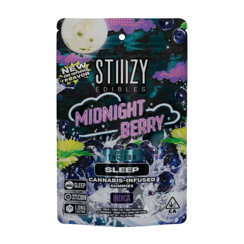 Gummies-STIIIZY-Midnight Berry 2:1 Gummies
