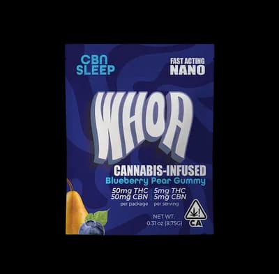 Blueberry Pear thc/cbn 1:1 gummy