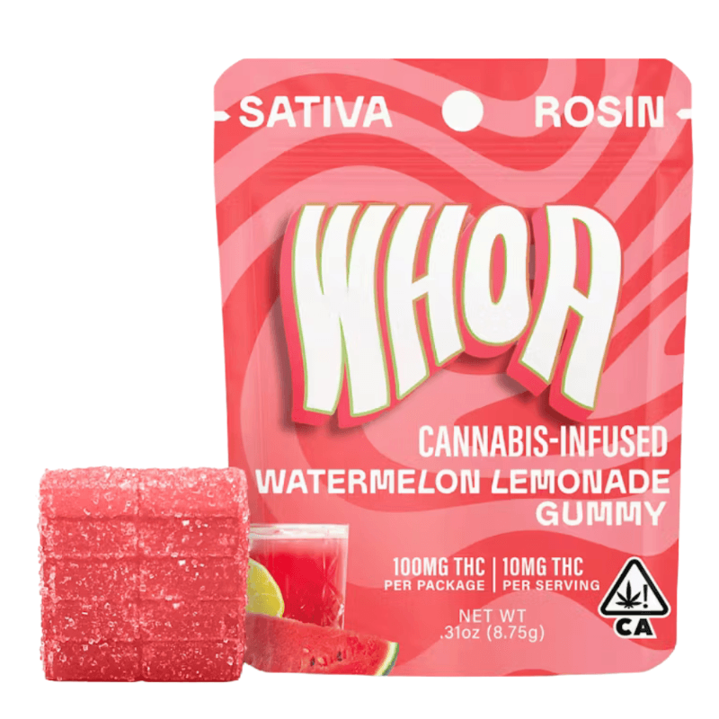 Gummies-Whoa -Watermelon Lemonade Rosin Gummy Bite