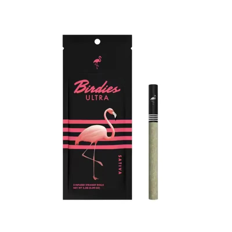 Infused Pre-Roll Pack-Birdies-Sativa Ultra Diamond Infused 3-Pack