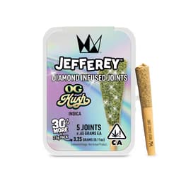Infused Pre-Roll Pack-West Coast Cure-OG Kush Jefferey Infused 5-Pack-image-1