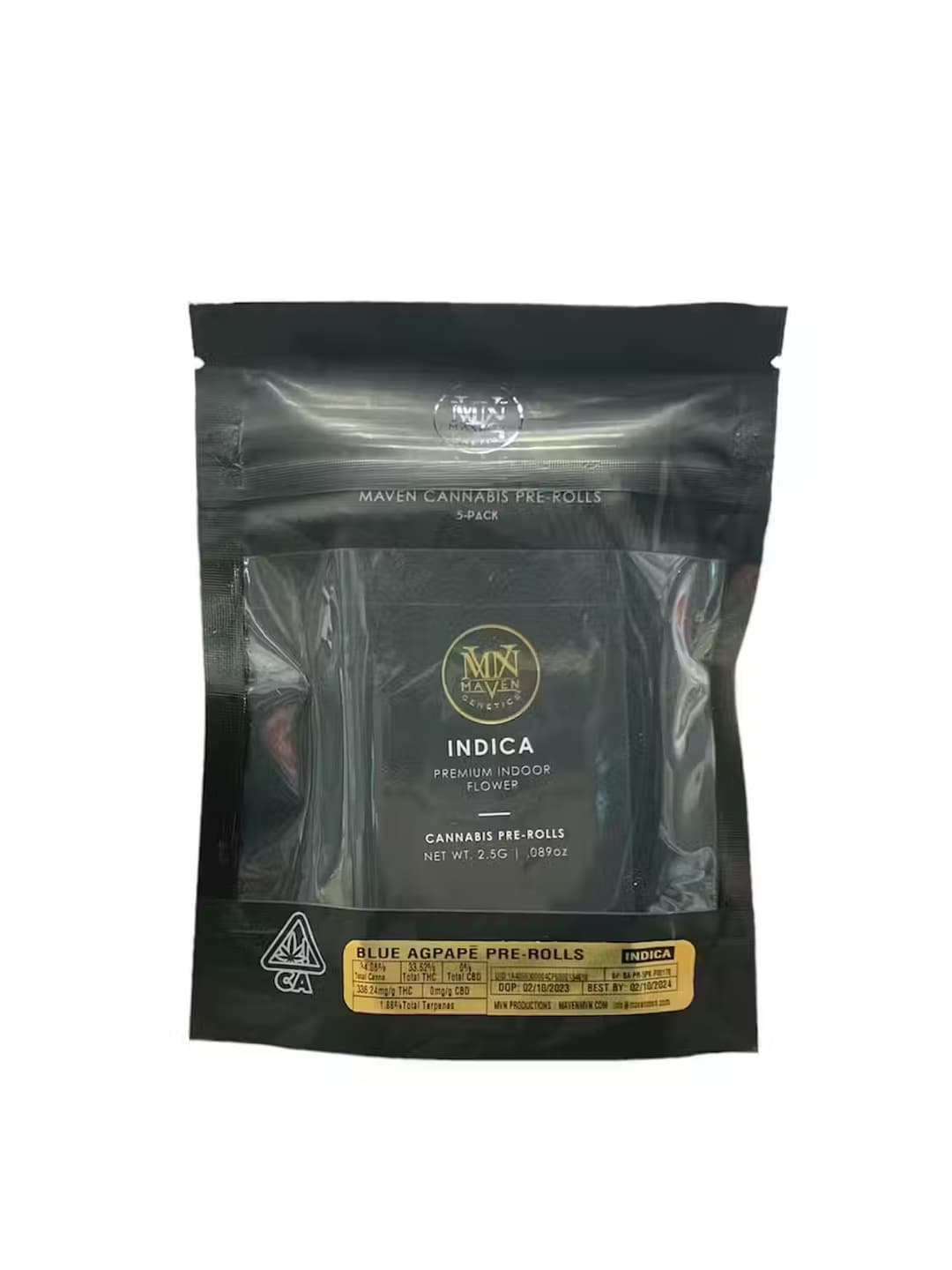 Pre-Roll Pack-Maven Genetics-98k 0.5g 5-Pack