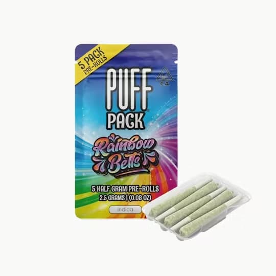 Pre-Roll Pack-PUFF-Rainbow Belts 0.5g 5-Pack