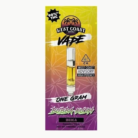 Premium Oil-West Coast Treez-Bubba Kush Cart