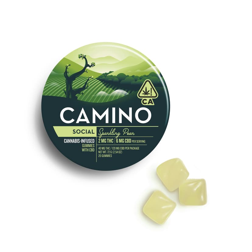 Sparking Pear 1:3 CBD Gummies