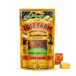 Ratio (CBN/CBD)-Lost Farm-Mango X Jack Herer 2:1 THCV Live Resin Fruit Chews-image-1