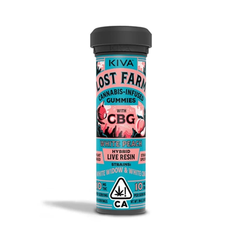 White Peach x White Widow x White 1:1 CBG Gummies