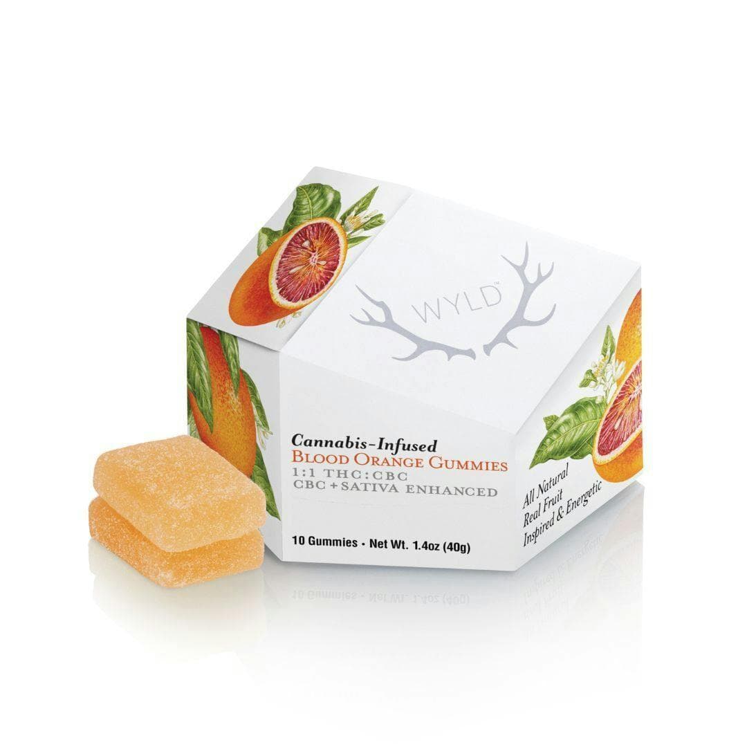 Ratio (CBN/CBD)-Wyld-Blood Orange 1:1 CBC Gummies