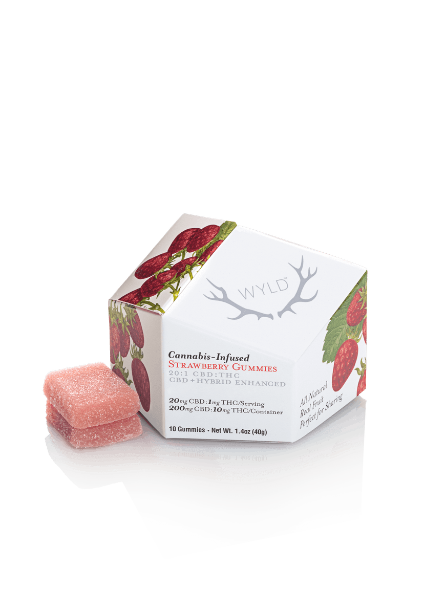 Strawberry 20:1 CBD (200mg CBD) Gummies